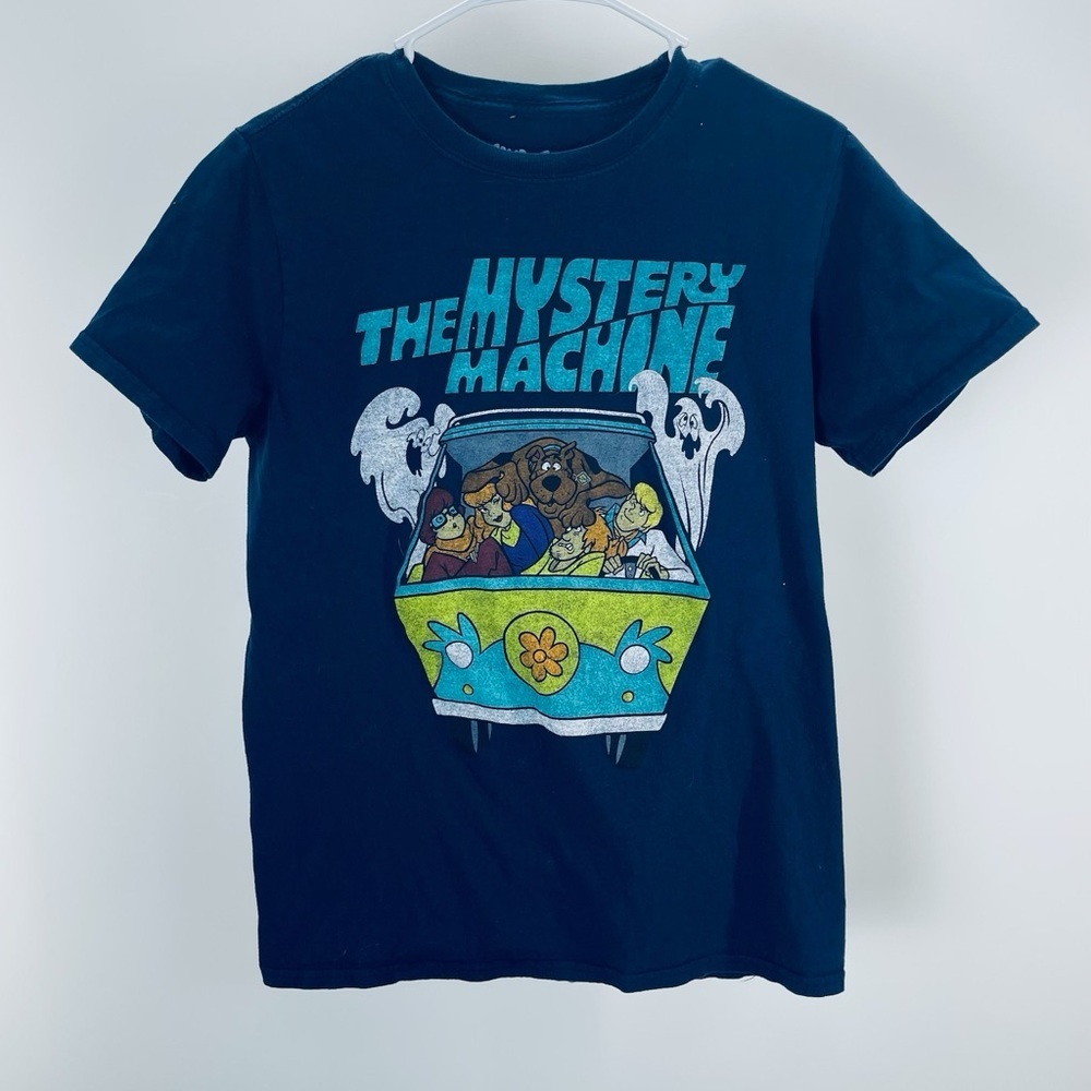 Scooby-Doo "Mystery Machine" T-Shirt! Size Men Medium Navy Blue Scooby Shirt